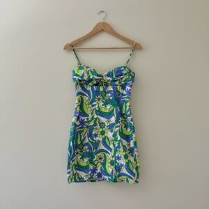 ZARA Floral Bodycon Mini Dress